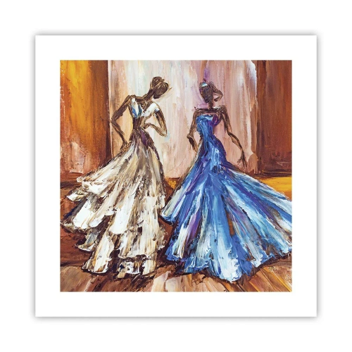 Poster - Charming Duo - 40x40 cm