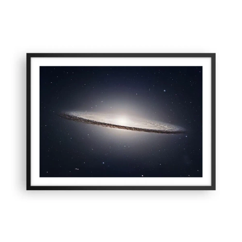 Poster in black frame - A Long Time Ago in a Distant Galaxy - 70x50 cm