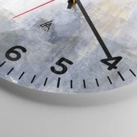 Clock face with numbers