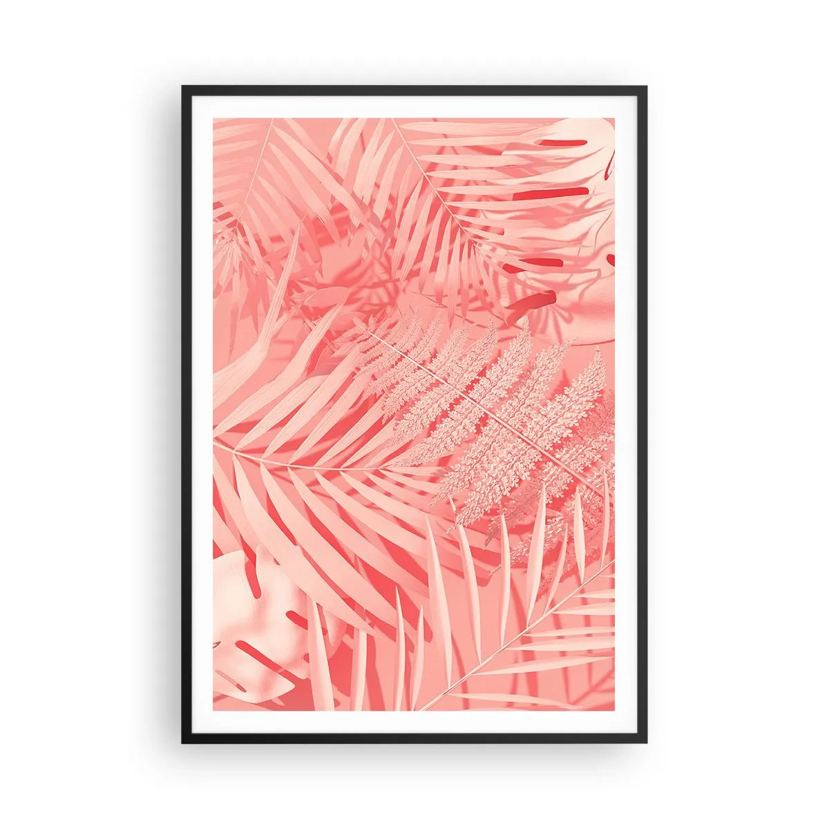 Poster in black frame - Pink Concept - 70x100 cm