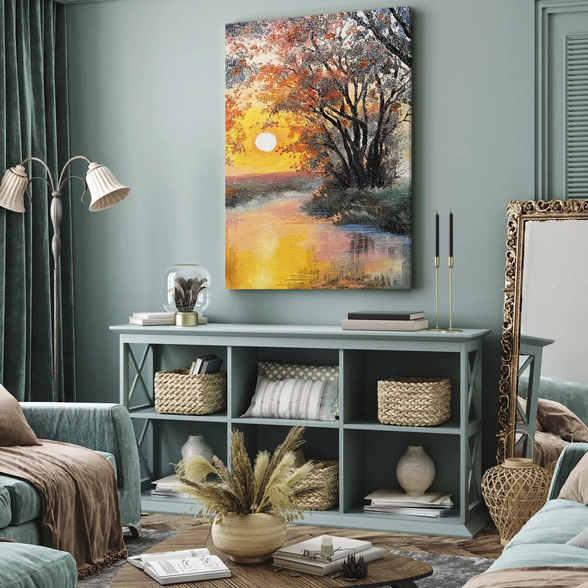 Canvas picture - Autumn Impressions - 45x80 cm