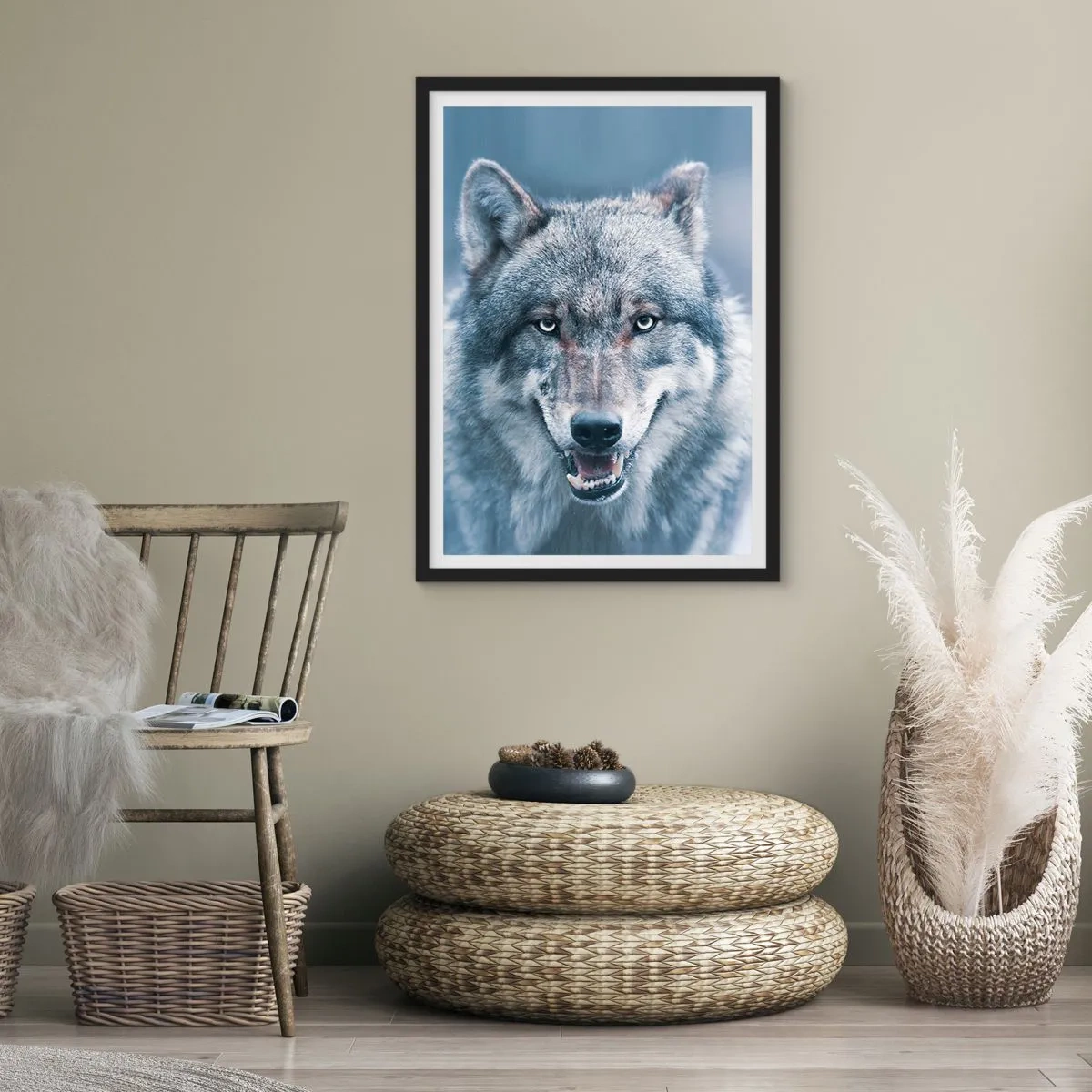 Poster in black frame - Will You Take Up the Challenge? - 61x91 cm