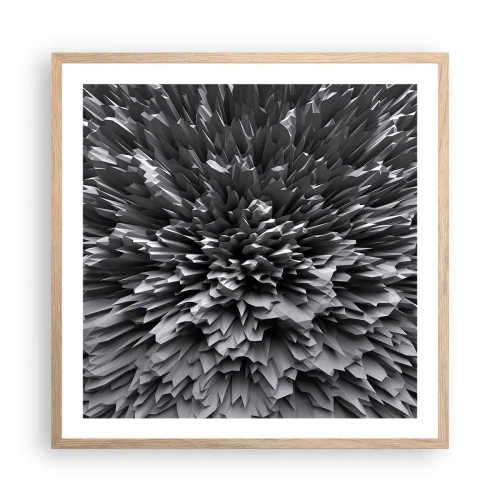 Poster in light oak frame - It Can's Be Any Sharper - 60x60 cm