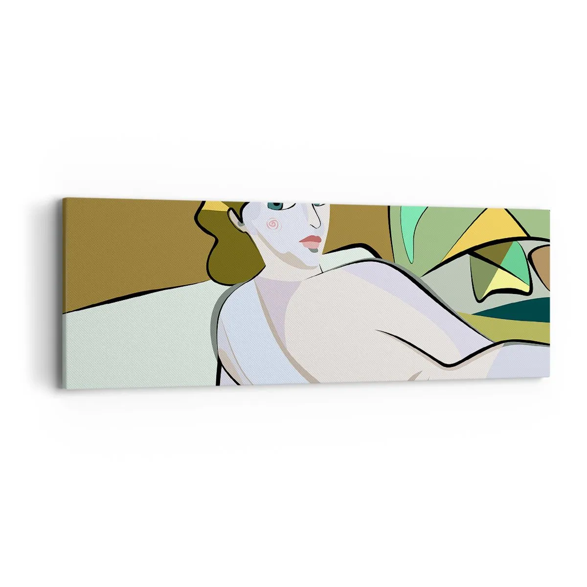Canvas picture - Intimate Portrait - 90x30 cm