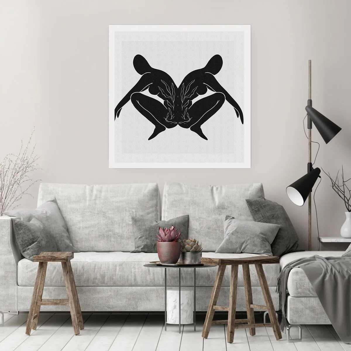 Poster - Mutual Soul - 40x40 cm