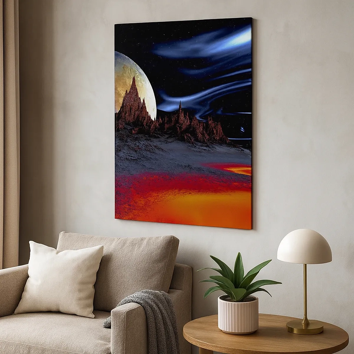 Canvas picture - Unknown World - 50x70 cm