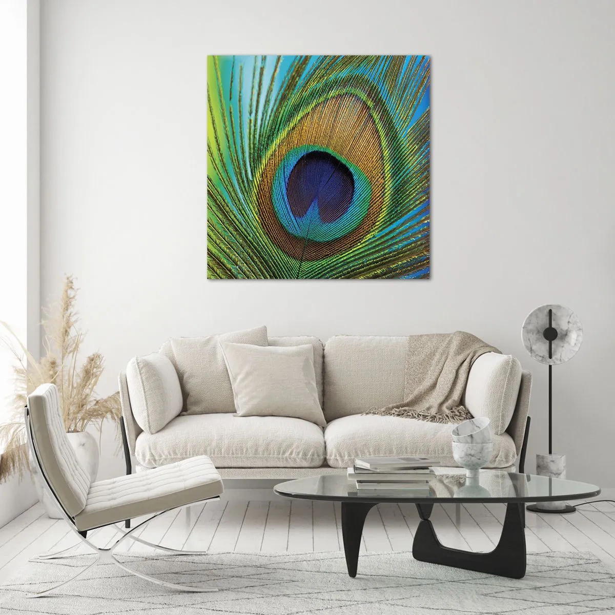 Glass picture - Eye to Eye - 40x40 cm