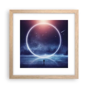 Poster in light oak frame - They are Already Here… - 30x30 cm