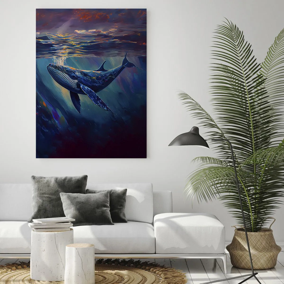 Glass picture - Welcome to My World - 50x70 cm