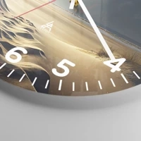 Clock face with numbers