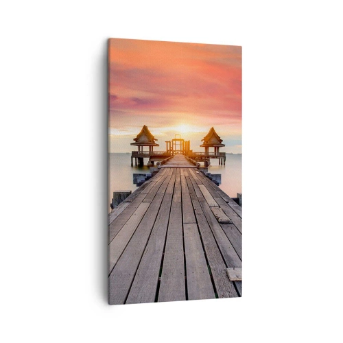 Canvas picture - Sunset on the East - 45x80 cm