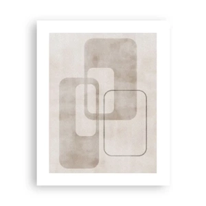 Poster - Geometrical Grout - 40x50 cm