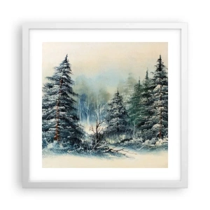 Poster in white frmae - Ready for Christmas - 40x40 cm