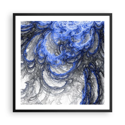 Poster in black frame - Birth of a Wave - 60x60 cm