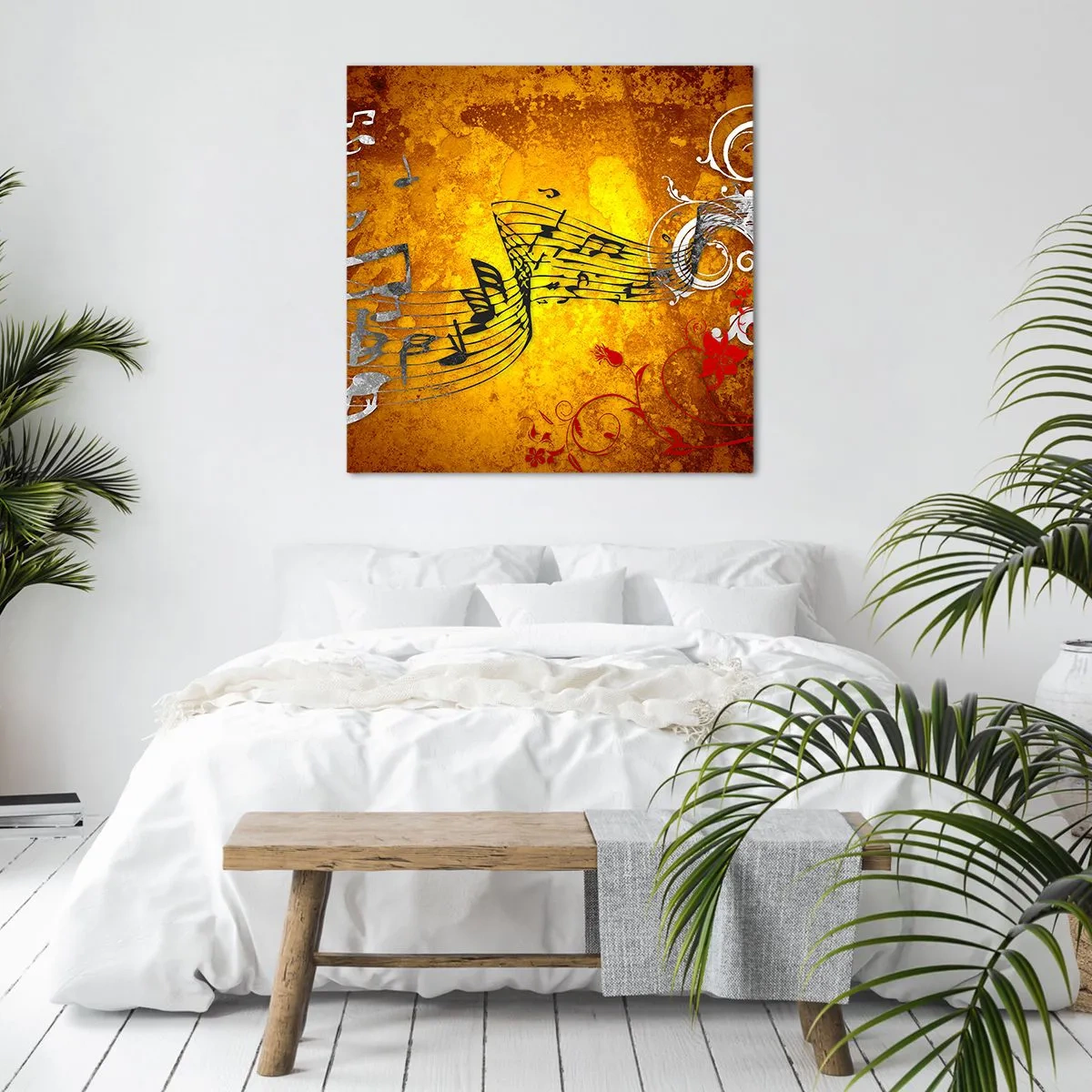 Canvas picture - Let the Music Flow - 50x50 cm