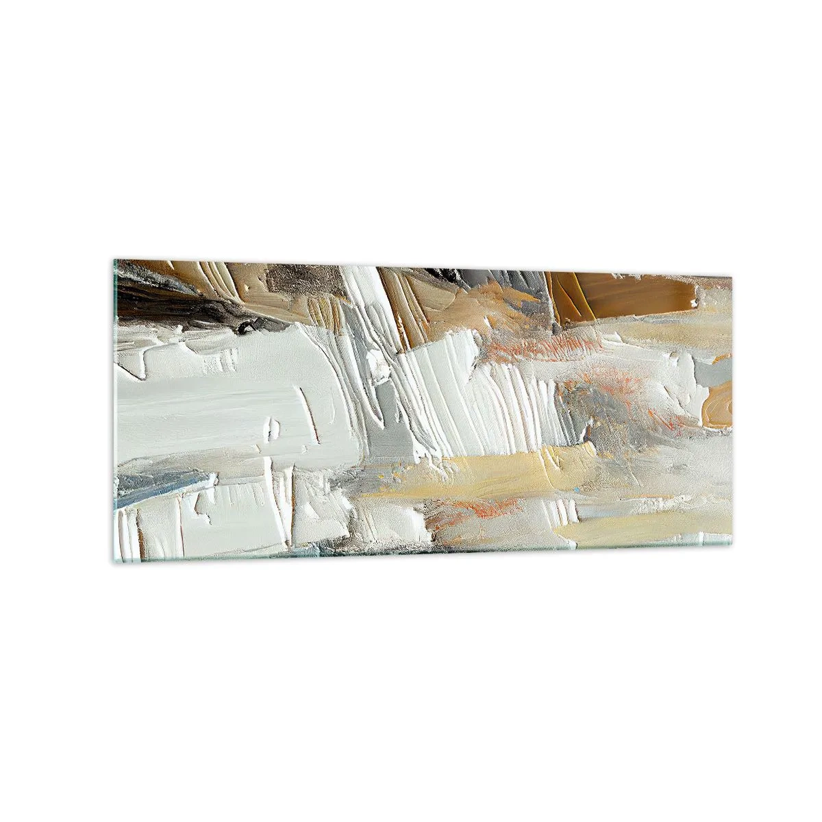 Glass picture - Layers of Colour - 120x50 cm