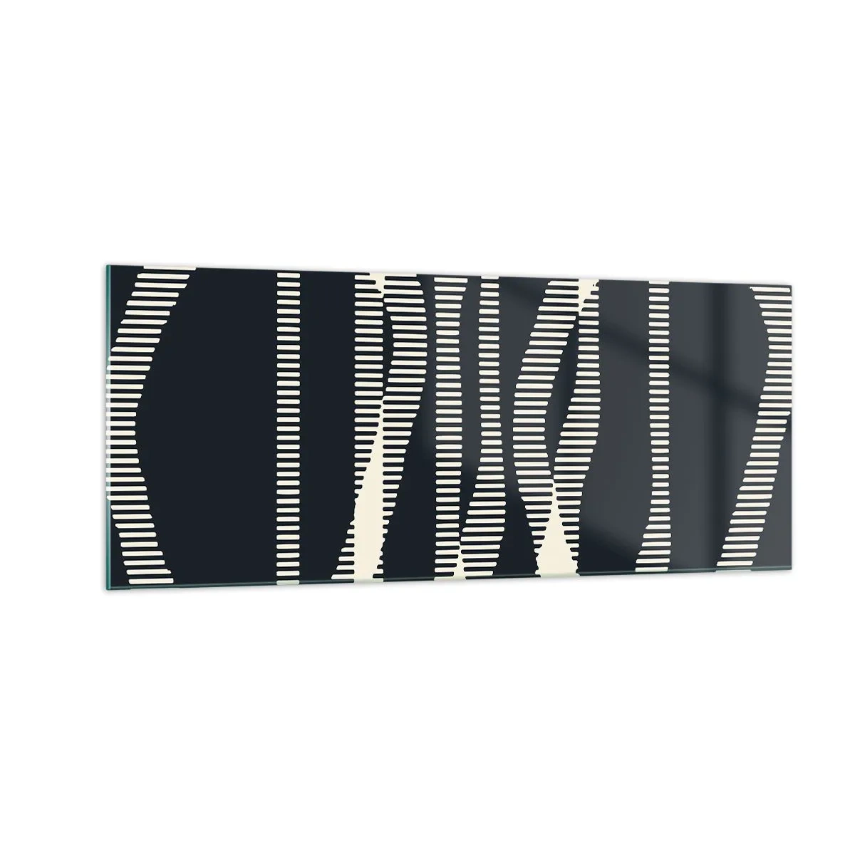 Glass picture - Attempt at Breaking Darkness - 100x40 cm