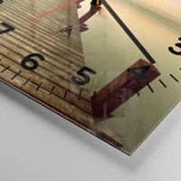 Clock face with numbers
