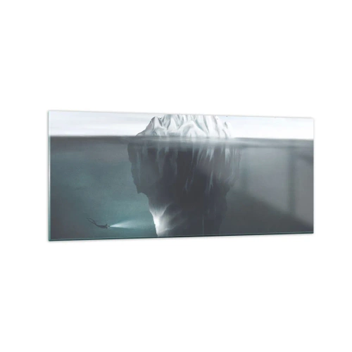 Glass picture - Underwater Secret - 120x50 cm