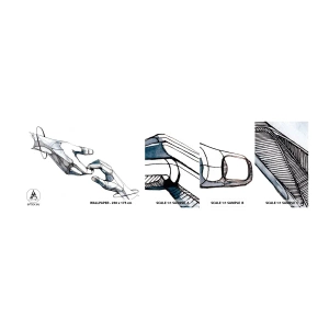 Photo Wallpaper Sample Standard Eco - Good Gesture - Abstraction, Hands, Graphics - 100x30 cm