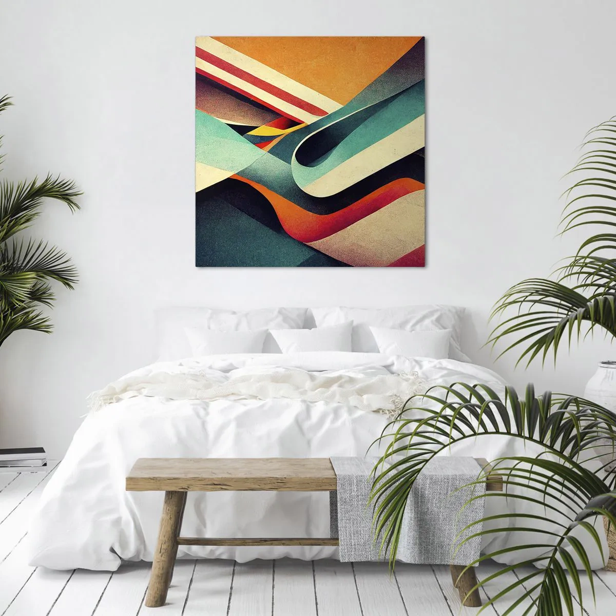 Canvas picture - Intense Composition - 60x60 cm