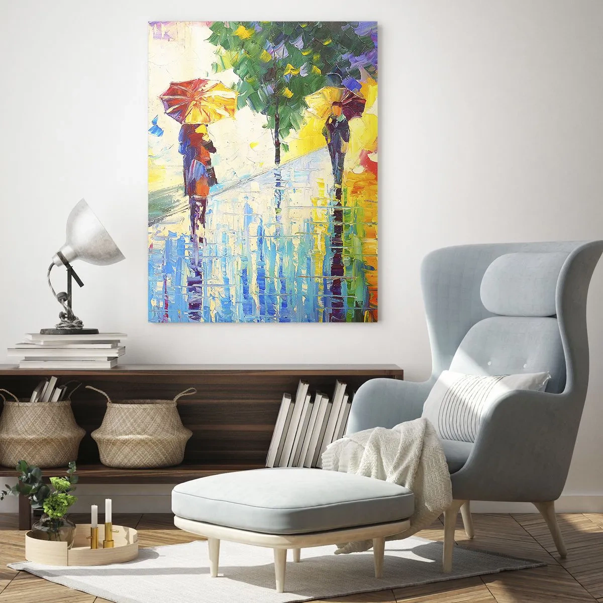 Glass picture - And All Is Clear - 50x70 cm