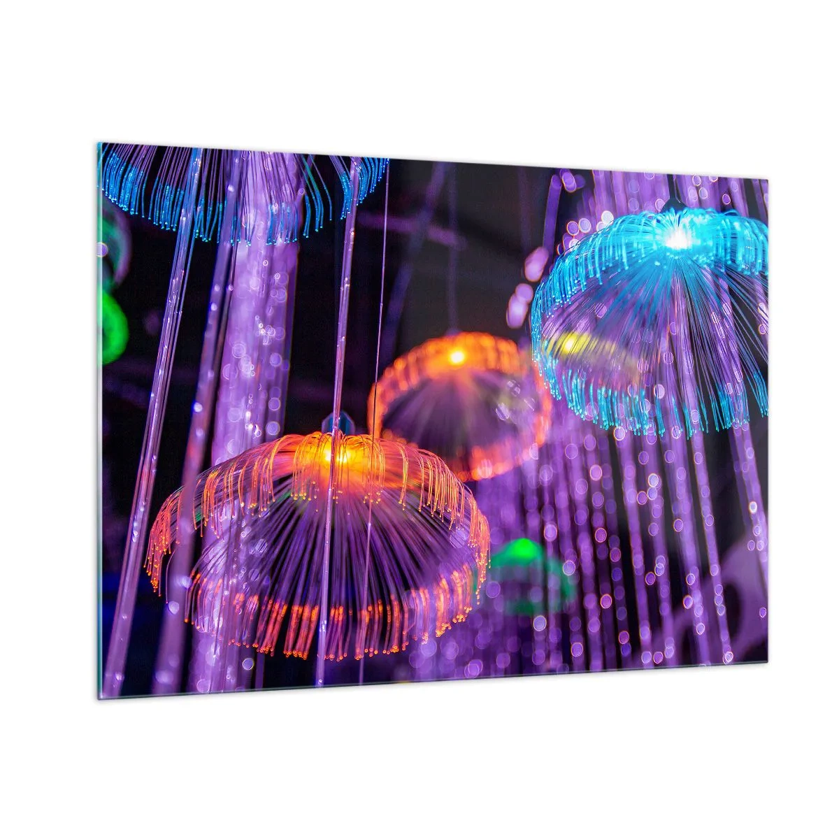 Glass picture - Light Fountain - 100x70 cm