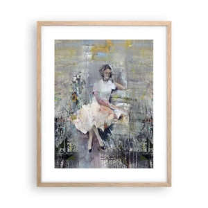 Poster in light oak frame - Classical and Modern - 40x50 cm