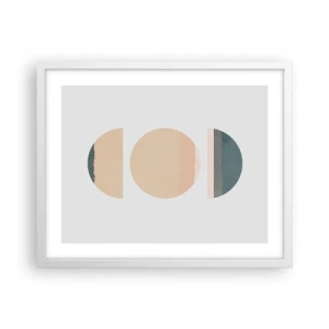 Poster in white frmae - Wheel after a Wheel - 50x40 cm