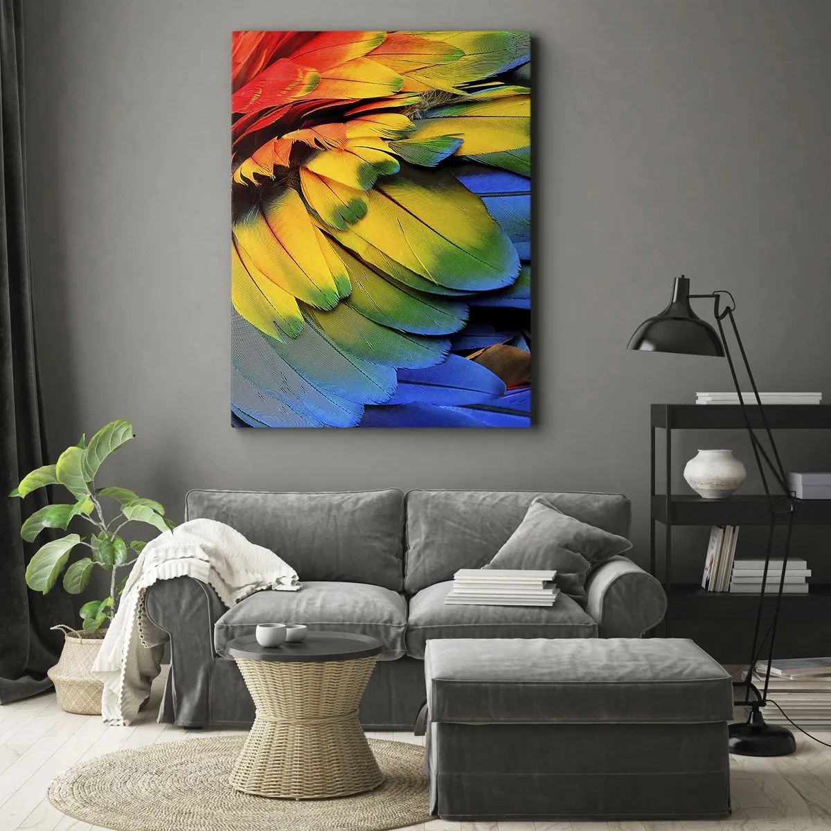 Canvas picture - Bird Of Paradise - 45x80 cm