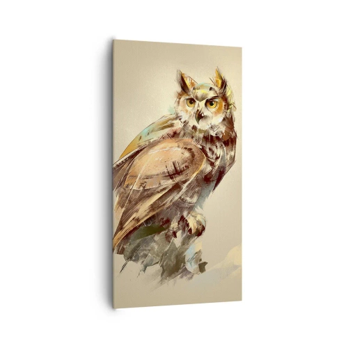 Canvas picture - The Wisest Owl - 65x120 cm