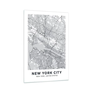 Glass picture - Anatomy of Metropolis - 70x100 cm