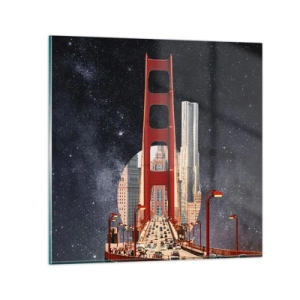 Glass picture - Always in the Centre - 40x40 cm