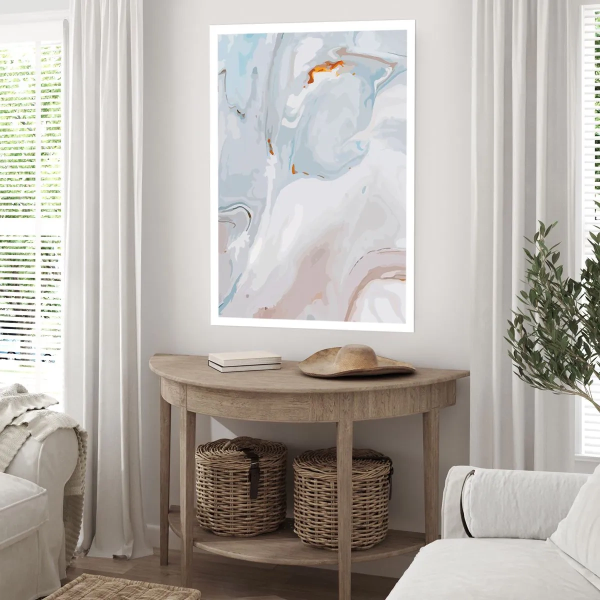 Poster - White Fusion - 61x91 cm