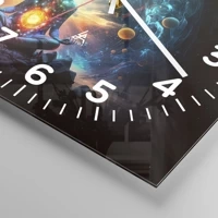 Clock face with numbers