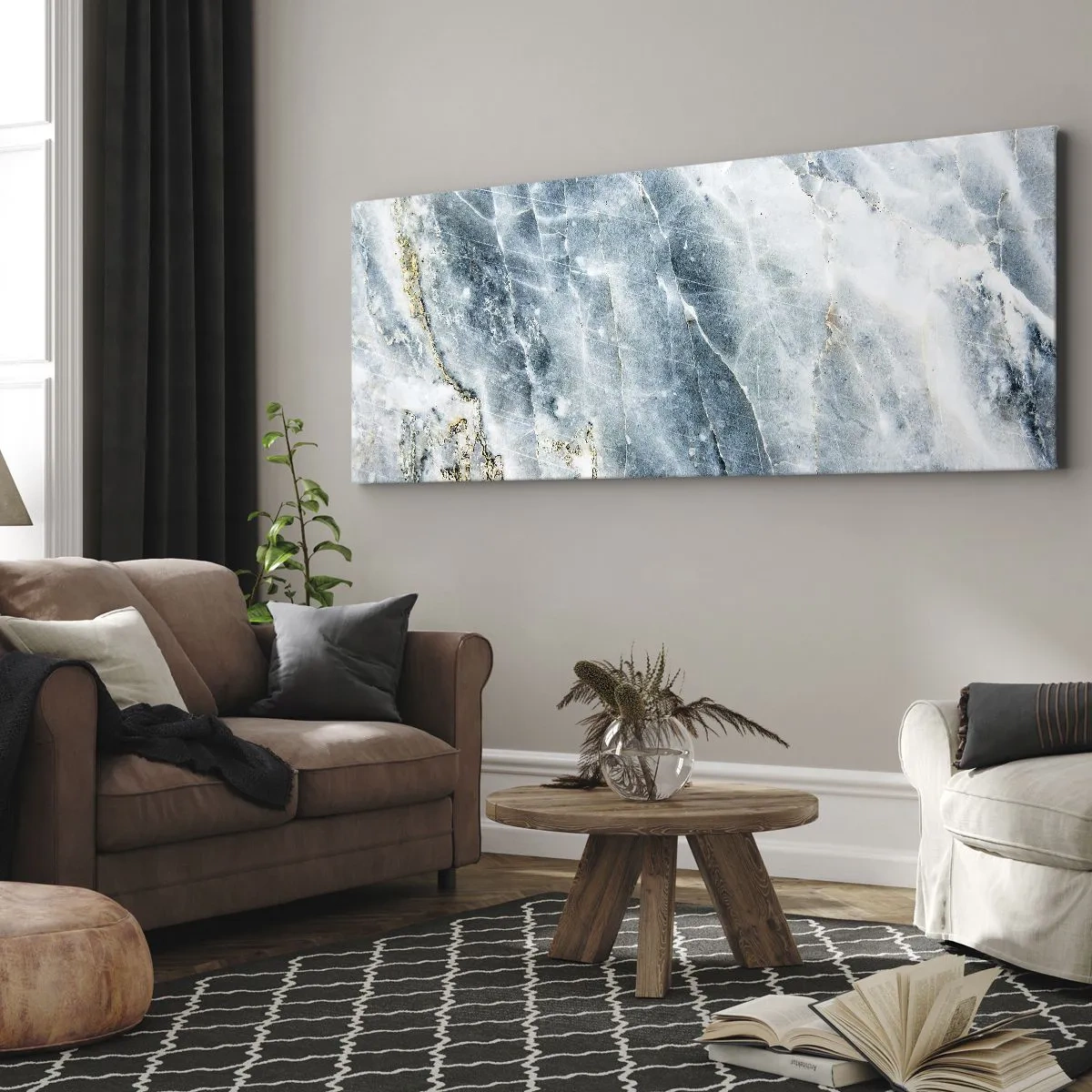 Canvas picture - Icy World - 90x30 cm