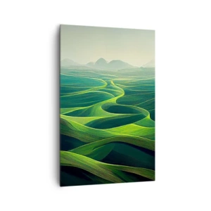 Canvas picture - In Green Valleys - 80x120 cm