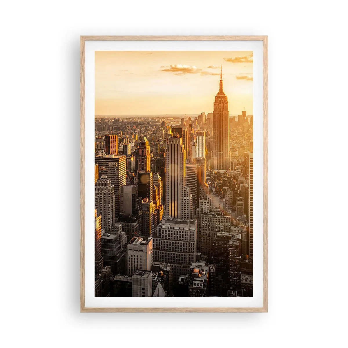 Poster in light oak frame - Growing in the Sun - 61x91 cm