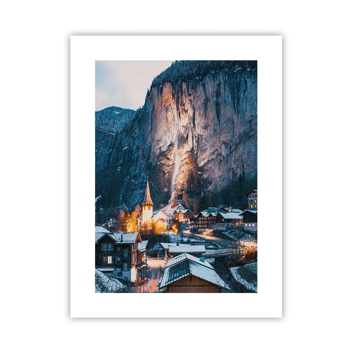 Poster - Sparkling Winter Spirit - 30x40 cm