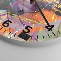 Clock face with numbers