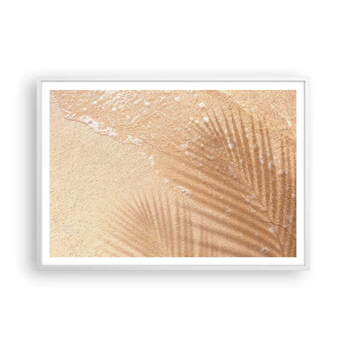 Poster in white frmae - Shadow of a Hot Summer - 100x70 cm