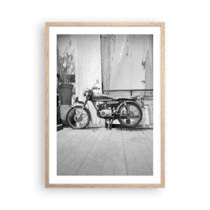 Poster in light oak frame - Classics above All - 50x70 cm
