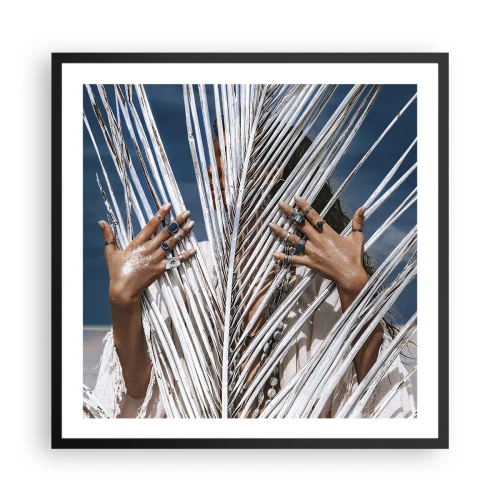 Poster in black frame - Shaman's Girlfriend? - 60x60 cm