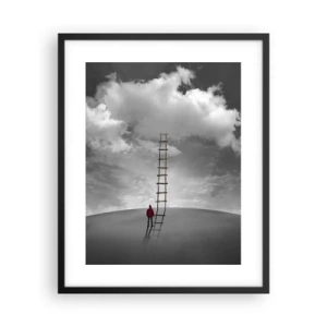 Poster in black frame - Everything Is Poissible - 40x50 cm