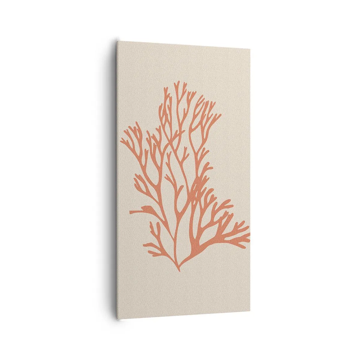 Canvas picture - Coral Filigree - 65x120 cm
