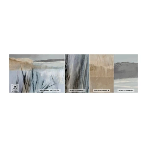 Photo Wallpaper Sample Self-Adhesive Deluxe Sticker - Winter Fields - Bright, Minimalism, Piece - 100x30 cm