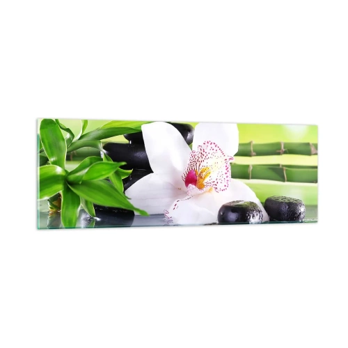 Glass picture - Cool Freshness - 90x30 cm