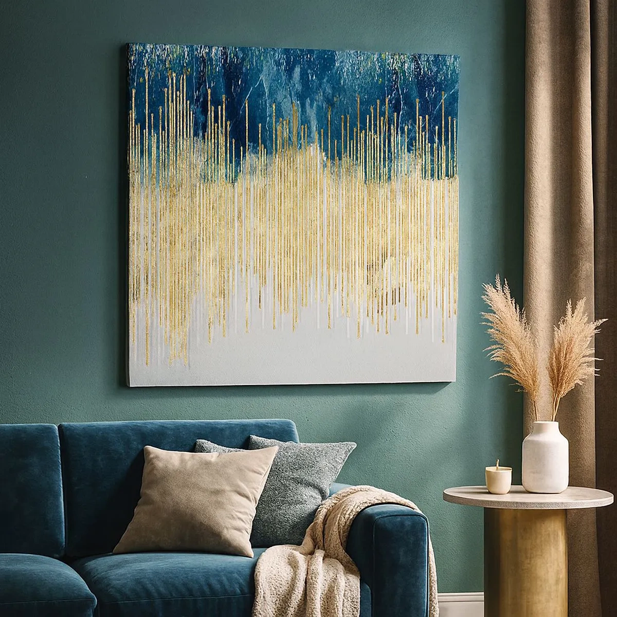 Canvas picture - Glided Border - 30x30 cm