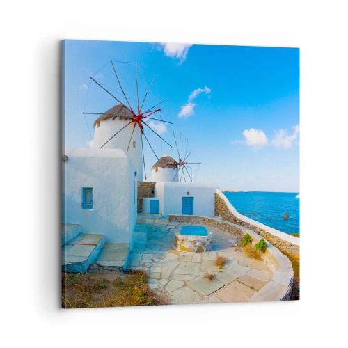 Canvas picture - Blue Wind from the Sea - 60x60 cm