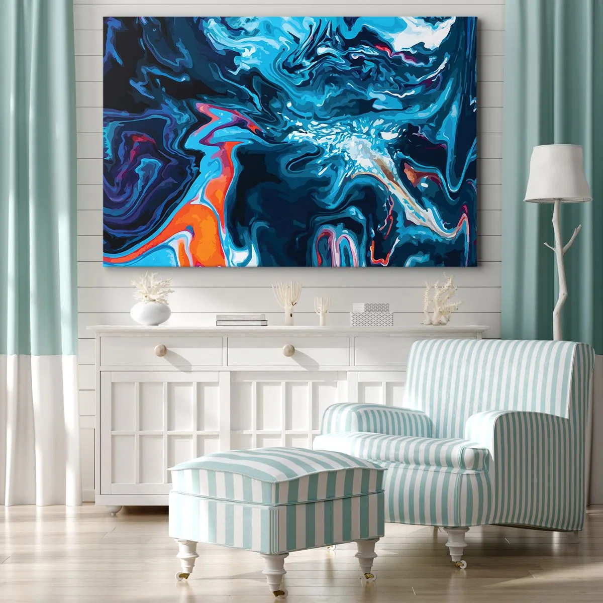 Canvas picture - Into the Interior of the Sky - 100x70 cm